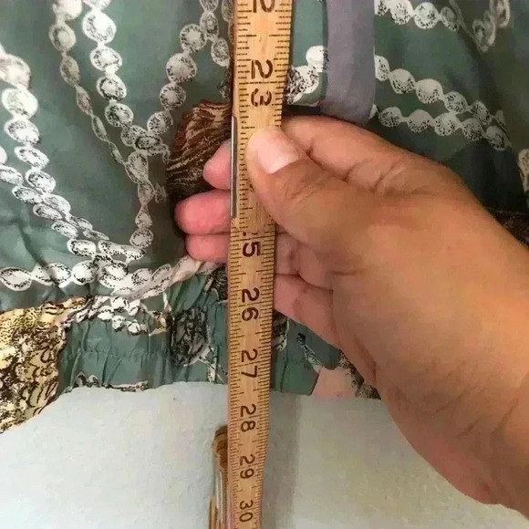 Vtg Fuda Sport International Nautical Green Silk Sweat Suit XL - Picture 7 of 14